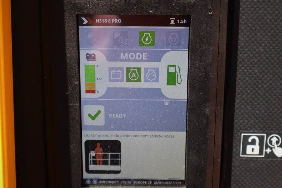 Teleskoparbeitsbühne des Typs Haulotte HS18EPRO Valid Inspection, Full Electric 4x4 Drive, Gebrauchtmaschine in Groenlo (Bild 4)