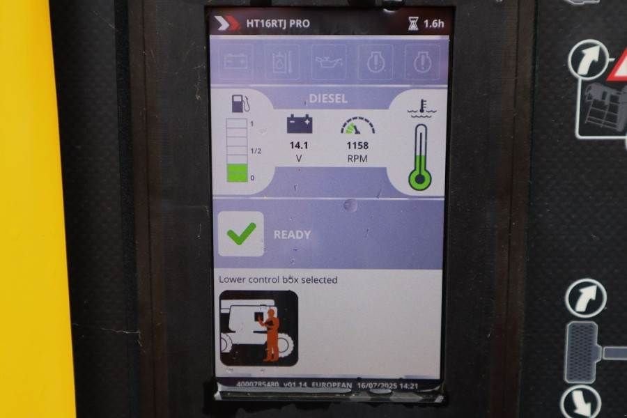 Teleskoparbeitsbühne типа Haulotte HT16RTJ PRO NEW / UNUSED, Guarantee! Diesel, 4x4x4, Gebrauchtmaschine в Groenlo (Фотография 5)