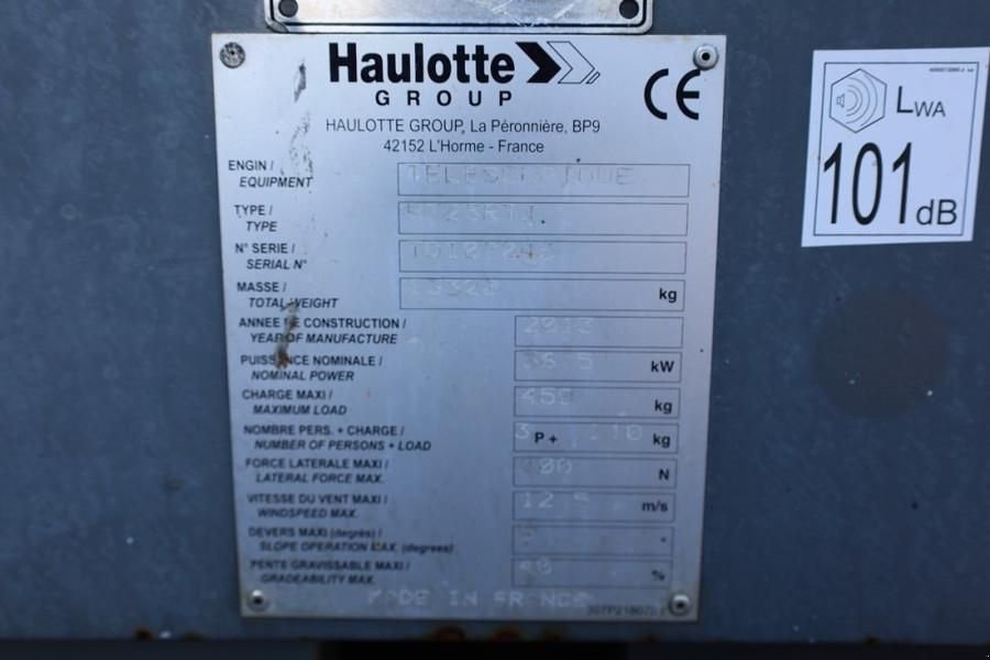 Teleskoparbeitsbühne tip Haulotte HT23RTJ PRO Diesel, 4x4x4 Drive, 22.5 m Working He, Gebrauchtmaschine in Groenlo (Poză 7)