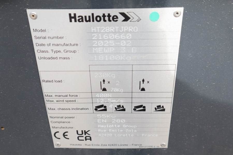 Teleskoparbeitsbühne типа Haulotte HT28RTJ Pro Guarantee! 4x4x4 Drive, 28 m Working H, Gebrauchtmaschine в Groenlo (Фотография 7)