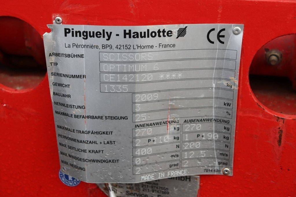 Teleskoparbeitsbühne типа Haulotte Optimum 6, Gebrauchtmaschine в Antwerpen (Фотография 11)