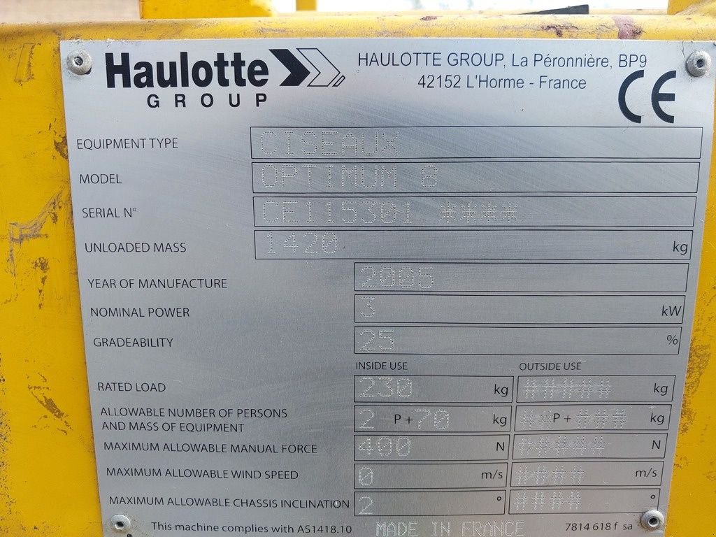 Teleskoparbeitsbühne типа Haulotte Optimum, Gebrauchtmaschine в Swifterbant (Фотография 5)