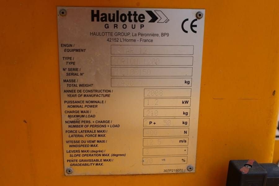 Teleskoparbeitsbühne des Typs Haulotte STAR 12 Electric, 12m Working Height, 3m Reach, 21, Gebrauchtmaschine in Groenlo (Bild 7)