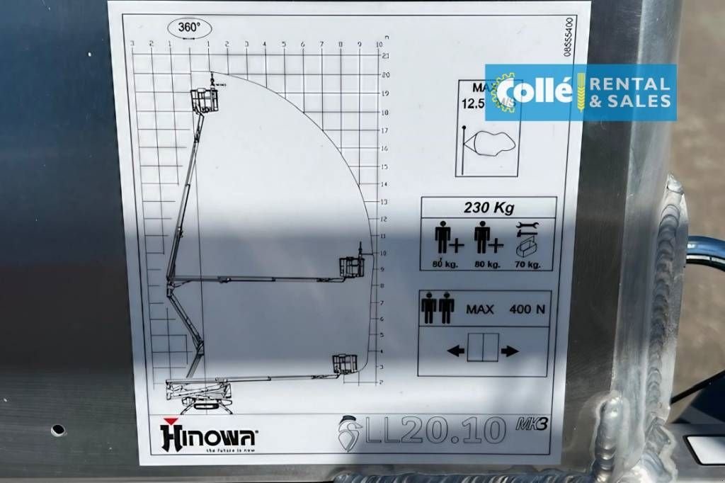 Teleskoparbeitsbühne του τύπου Hinowa LL 20.10 MK3 Bi Energy 2025, Neumaschine σε Sittard (Φωτογραφία 10)