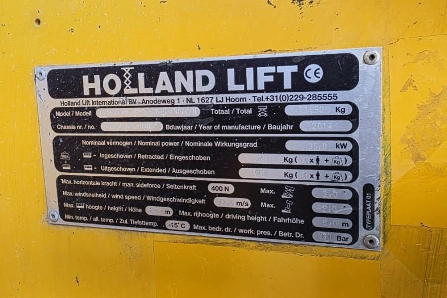 Teleskoparbeitsbühne des Typs Holland Lift Combistar B-195DL25 4WD/P/N Diesel, 21.5m Working, Gebrauchtmaschine in Groenlo (Bild 7)