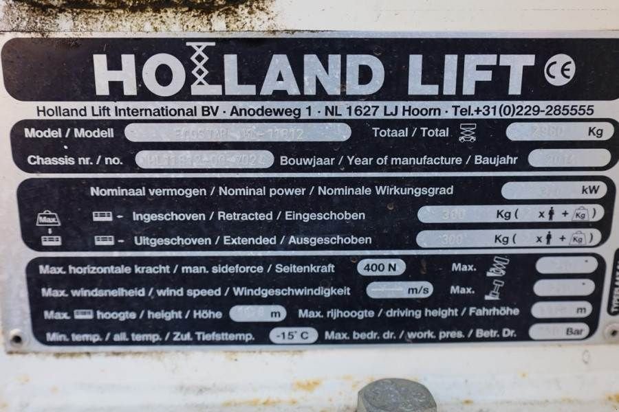 Teleskoparbeitsbühne типа Holland Lift Ecostar HL-11812 Electric, 14m Working Height, 300, Gebrauchtmaschine в Groenlo (Фотография 7)