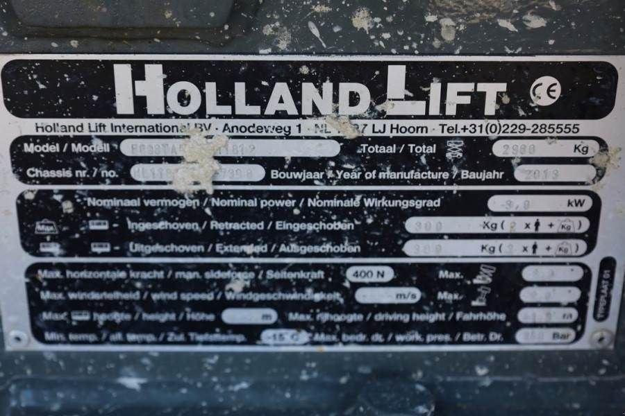 Teleskoparbeitsbühne des Typs Holland Lift Ecostar HL-11812 Electric, 14m Working Height, 300, Gebrauchtmaschine in Groenlo (Bild 7)