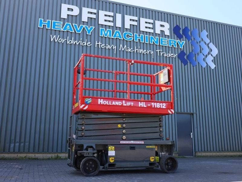 Teleskoparbeitsbühne Türe ait Holland Lift Ecostar HL-11812 Electric, 14m Working Height, 300, Gebrauchtmaschine içinde Groenlo (resim 1)