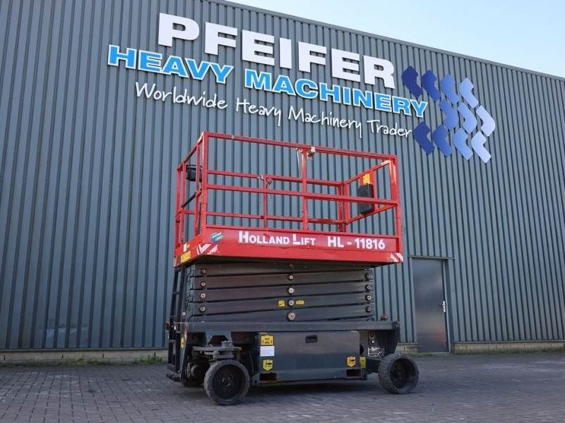 Teleskoparbeitsbühne Türe ait Holland Lift Ecostar HL-11816 Electric, 14m Working Height, 30, Gebrauchtmaschine içinde Groenlo (resim 1)