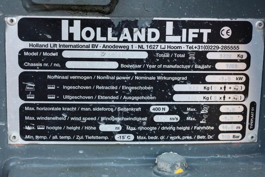 Teleskoparbeitsbühne des Typs Holland Lift Ecostar HL-11816 Electric, 14m Working Height, 300, Gebrauchtmaschine in Groenlo (Bild 7)