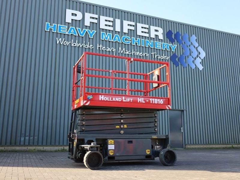 Teleskoparbeitsbühne Türe ait Holland Lift Ecostar HL-11816 Electric, 14m Working Height, 300, Gebrauchtmaschine içinde Groenlo (resim 1)