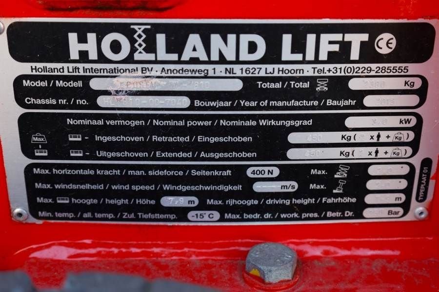 Teleskoparbeitsbühne des Typs Holland Lift Ecostar HL-7810 Electric, 10m Working Height, 450k, Gebrauchtmaschine in Groenlo (Bild 7)
