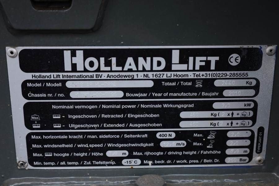 Teleskoparbeitsbühne типа Holland Lift Ecostar HL-7814 Electric, 10m Working Height, 450k, Gebrauchtmaschine в Groenlo (Фотография 7)