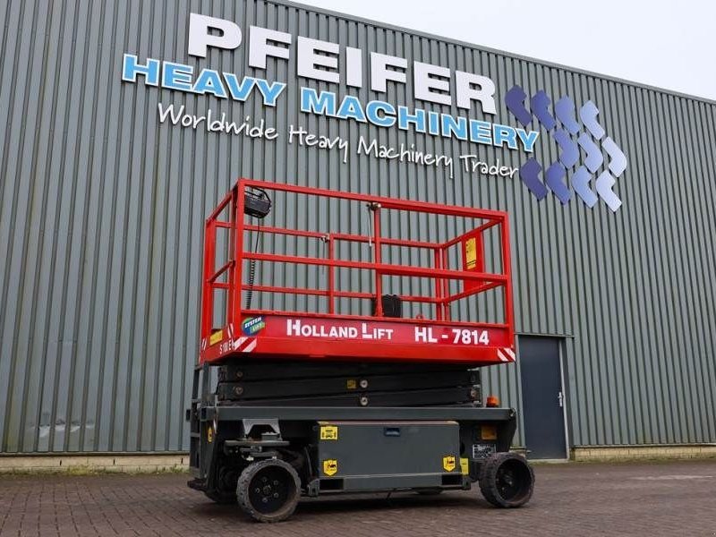 Teleskoparbeitsbühne des Typs Holland Lift Ecostar HL-7814 Electric, 10m Working Height, 450k, Gebrauchtmaschine in Groenlo (Bild 1)