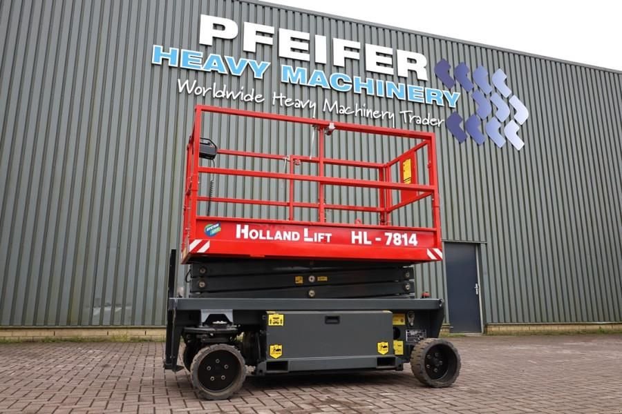 Teleskoparbeitsbühne tipa Holland Lift Ecostar HL-7814 Electric, 10m Working Height, 450k, Gebrauchtmaschine u Groenlo (Slika 1)