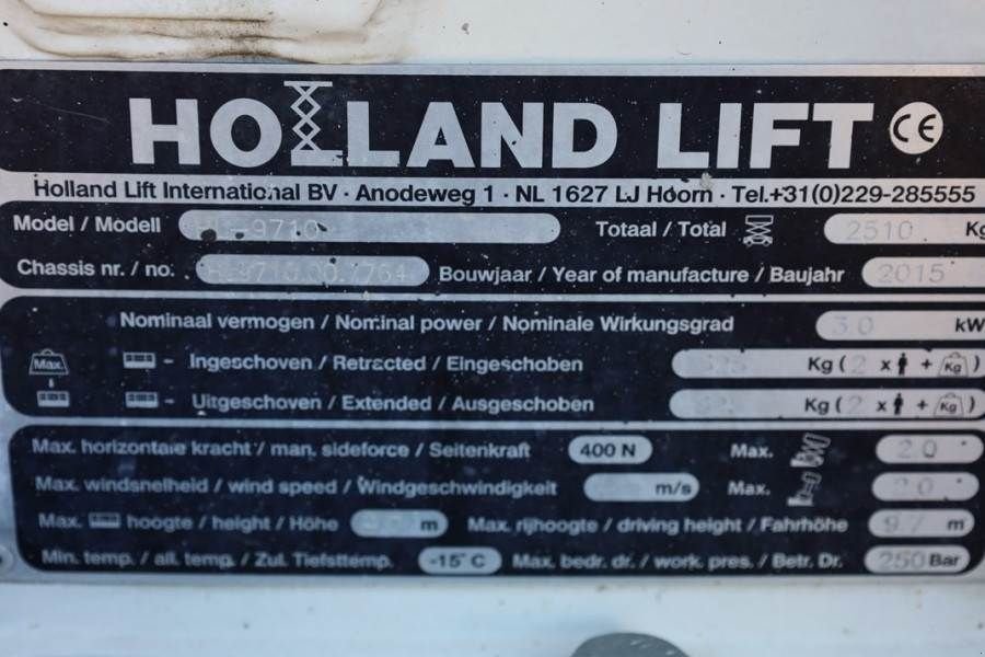 Teleskoparbeitsbühne tip Holland Lift Ecostar HL-9710 Electric, 12m Working Height, 325k, Gebrauchtmaschine in Groenlo (Poză 7)