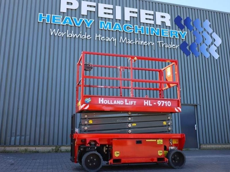 Teleskoparbeitsbühne Türe ait Holland Lift Ecostar HL-9710 Electric, 12m Working Height, 325k, Gebrauchtmaschine içinde Groenlo (resim 1)