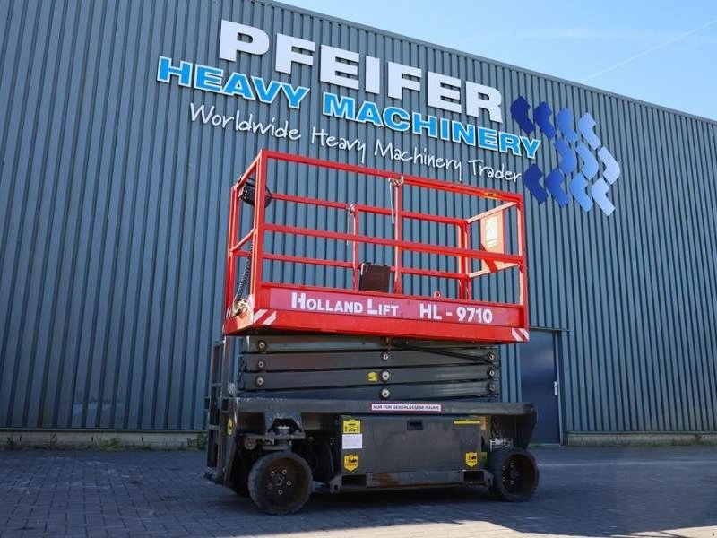 Teleskoparbeitsbühne Türe ait Holland Lift Ecostar HL-9710 Electric, 12m Working Height, 325k, Gebrauchtmaschine içinde Groenlo (resim 1)