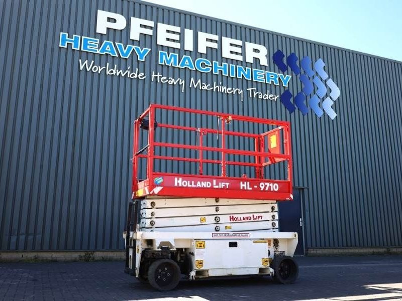 Teleskoparbeitsbühne Türe ait Holland Lift Ecostar HL-9710 Electric, 12m Working Height, 325k, Gebrauchtmaschine içinde Groenlo (resim 1)