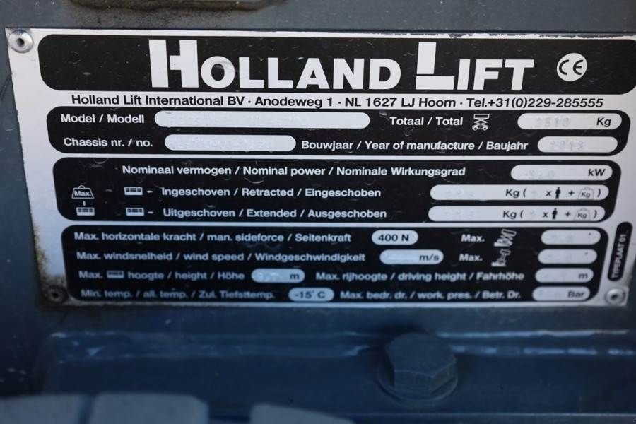 Teleskoparbeitsbühne типа Holland Lift Ecostar HL-9710 Electric, 12m Working Height, 325k, Gebrauchtmaschine в Groenlo (Фотография 8)