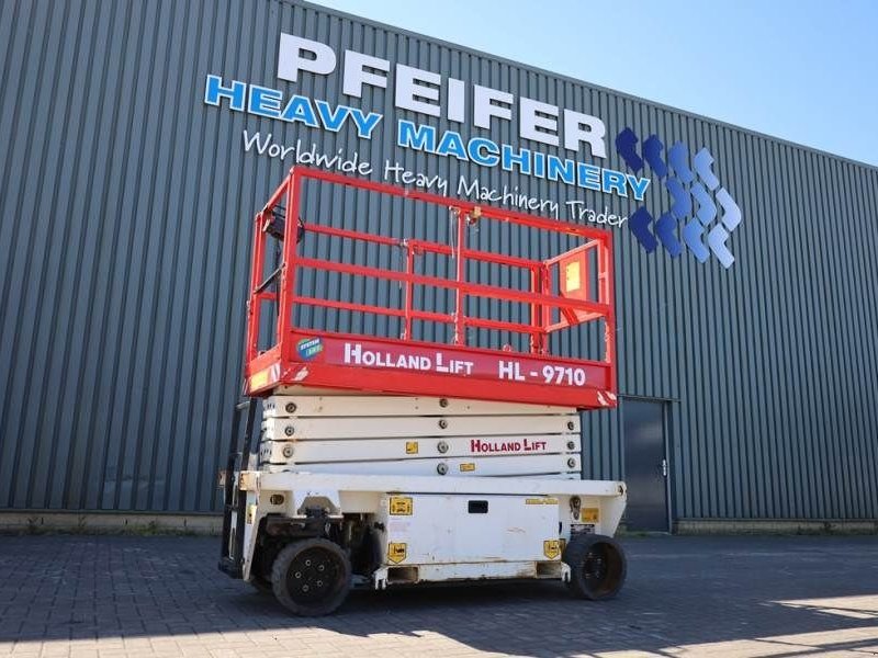 Teleskoparbeitsbühne Türe ait Holland Lift Ecostar HL-9710 Electric, 12m Working Height, 325k, Gebrauchtmaschine içinde Groenlo (resim 1)