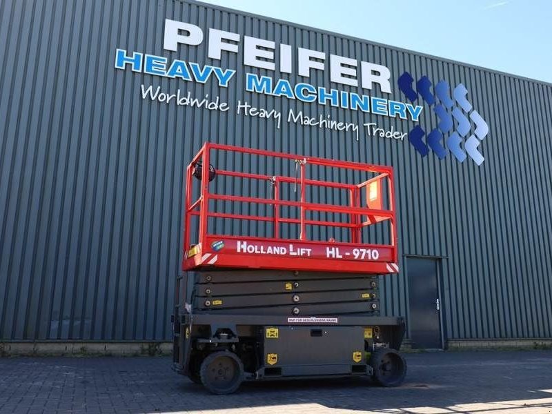 Teleskoparbeitsbühne Türe ait Holland Lift Ecostar HL-9710 Electric, 12m Working Height, 325k, Gebrauchtmaschine içinde Groenlo (resim 1)