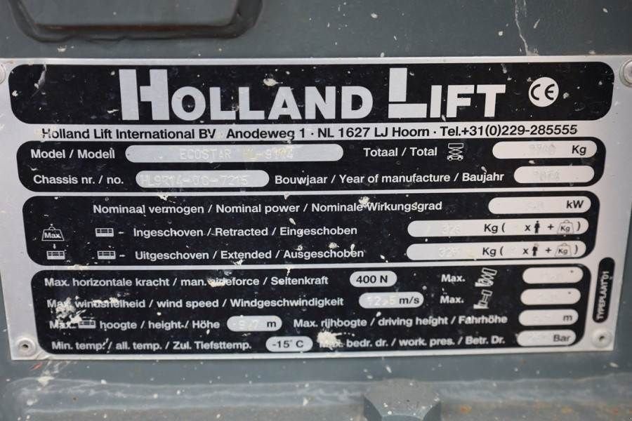 Teleskoparbeitsbühne типа Holland Lift Ecostar HL-9714 Electric, 12m Working Height, 325k, Gebrauchtmaschine в Groenlo (Фотография 7)