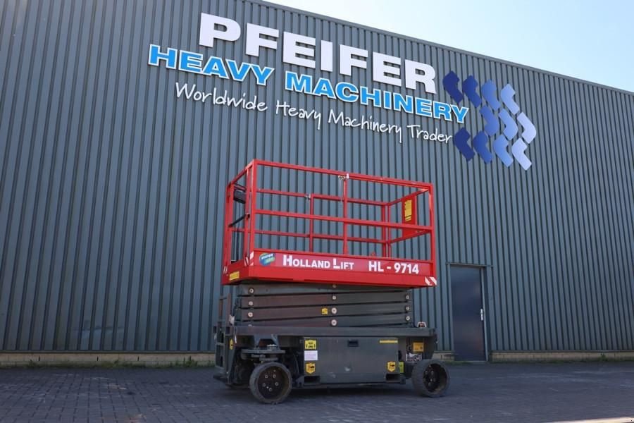 Teleskoparbeitsbühne del tipo Holland Lift Ecostar HL-9714 Electric, 12m Working Height, 325k, Gebrauchtmaschine In Groenlo (Immagine 1)