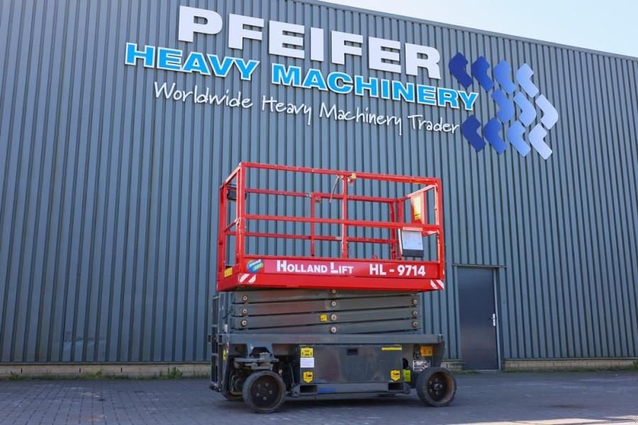 Teleskoparbeitsbühne tipa Holland Lift Ecostar HL-9714 Electric, 12m Working Height, 325k, Gebrauchtmaschine u Groenlo (Slika 1)