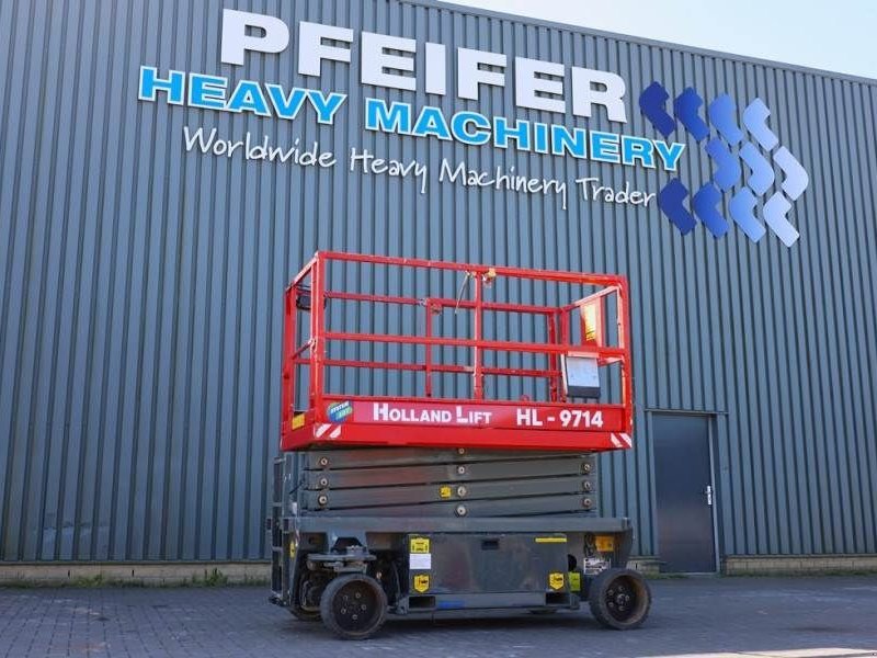 Teleskoparbeitsbühne Türe ait Holland Lift Ecostar HL-9714 Electric, 12m Working Height, 325k, Gebrauchtmaschine içinde Groenlo (resim 1)