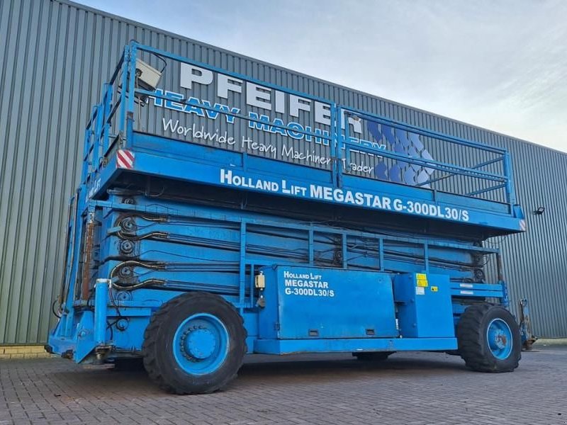 Teleskoparbeitsbühne Türe ait Holland Lift Megastar G300DL30/S Diesel, 4x4x4 Drive, 33.5m Wor, Gebrauchtmaschine içinde Groenlo (resim 1)