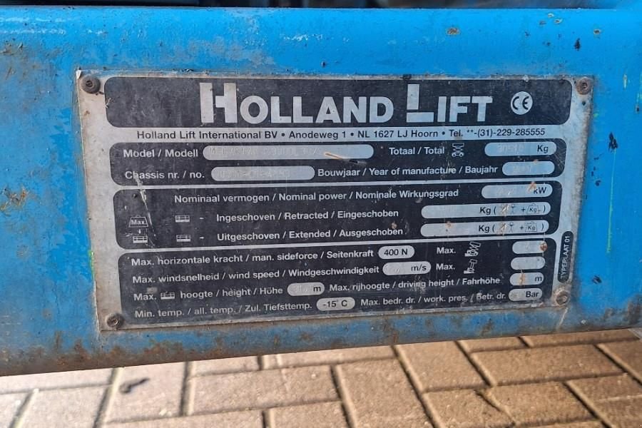Teleskoparbeitsbühne des Typs Holland Lift Megastar G300DL30/S Diesel, 4x4x4 Drive, 33.5m Wor, Gebrauchtmaschine in Groenlo (Bild 7)