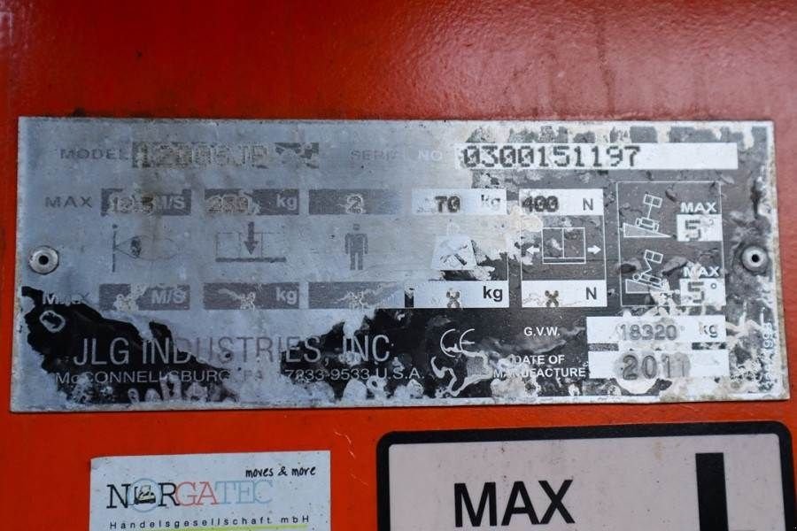 Teleskoparbeitsbühne типа JLG 1200SJP Diesel, 38.7m Working Height, 23.5m Reach,, Gebrauchtmaschine в Groenlo (Фотография 7)
