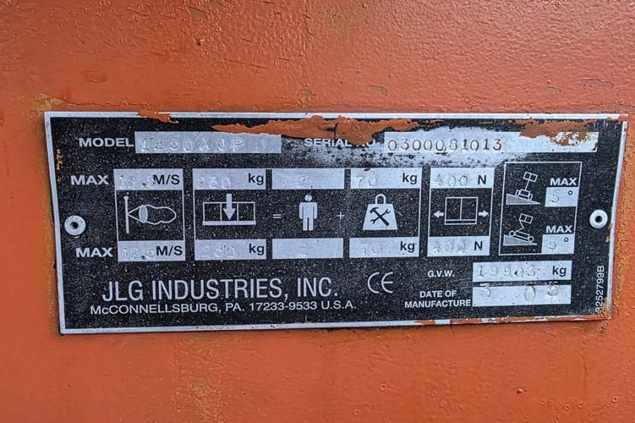 Teleskoparbeitsbühne типа JLG 1250AJP Diesel, 4x4x4 Drive, 40.1m Working Height,, Gebrauchtmaschine в Groenlo (Фотография 7)