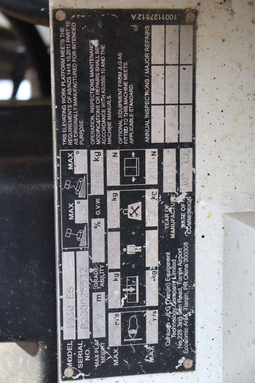 Teleskoparbeitsbühne του τύπου JLG 1930 ES, Gebrauchtmaschine σε Antwerpen (Φωτογραφία 11)