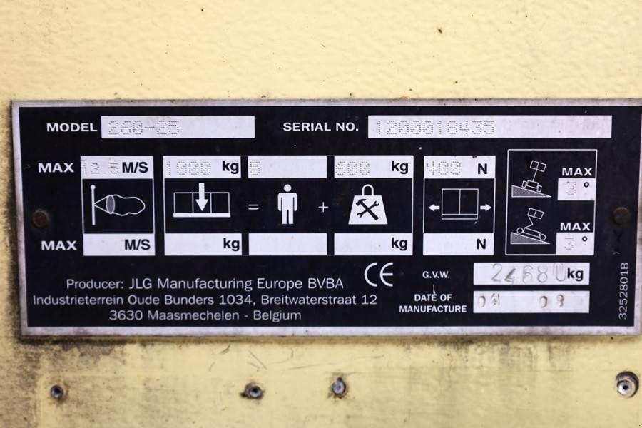 Teleskoparbeitsbühne des Typs JLG 260-25 Diesel, 4x4 Drive, 9.80m Hydraulic Deck Ext, Gebrauchtmaschine in Groenlo (Bild 7)