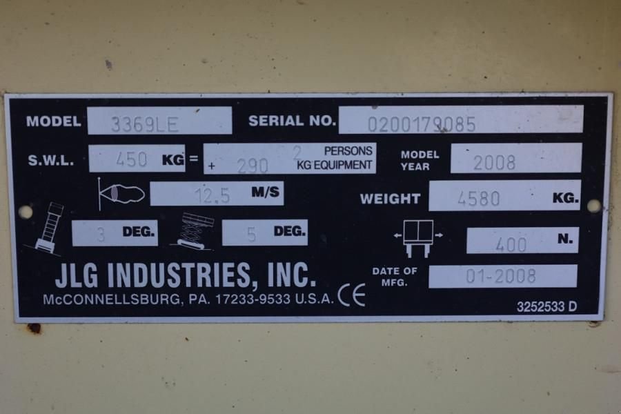 Teleskoparbeitsbühne tipa JLG 3369LE Electric, 12m Working Height, 450kg Capacit, Gebrauchtmaschine u Groenlo (Slika 7)