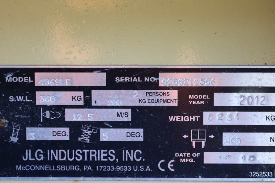 Teleskoparbeitsbühne tip JLG 4069LE Electric, 14.2m Working Height, 360kg Capac, Gebrauchtmaschine in Groenlo (Poză 7)