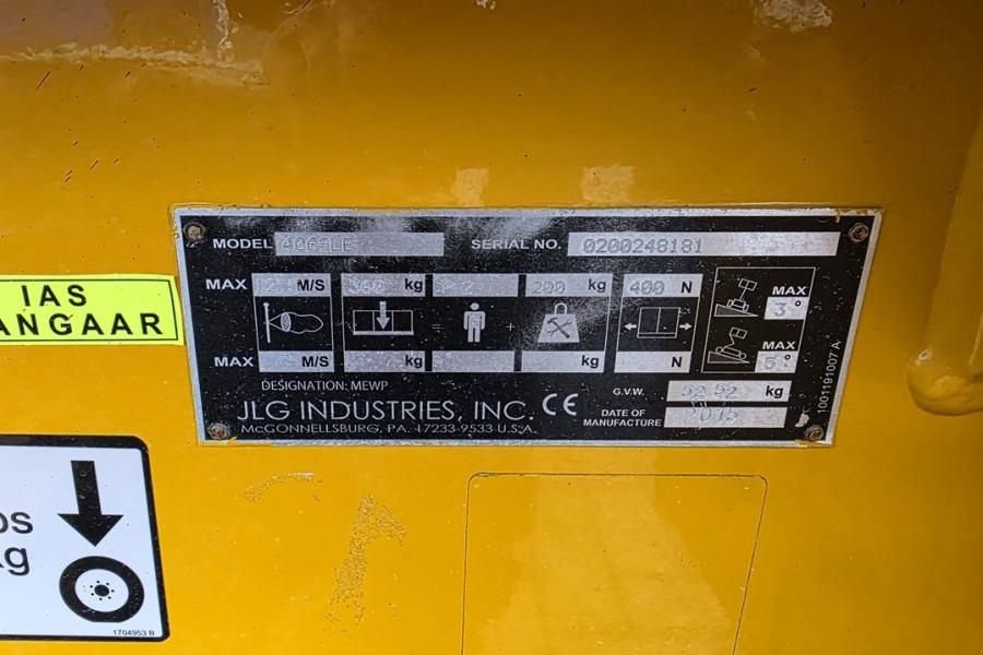 Teleskoparbeitsbühne του τύπου JLG 4069LE Electric, 14.2m Working Height, 360kg Capac, Gebrauchtmaschine σε Groenlo (Φωτογραφία 7)