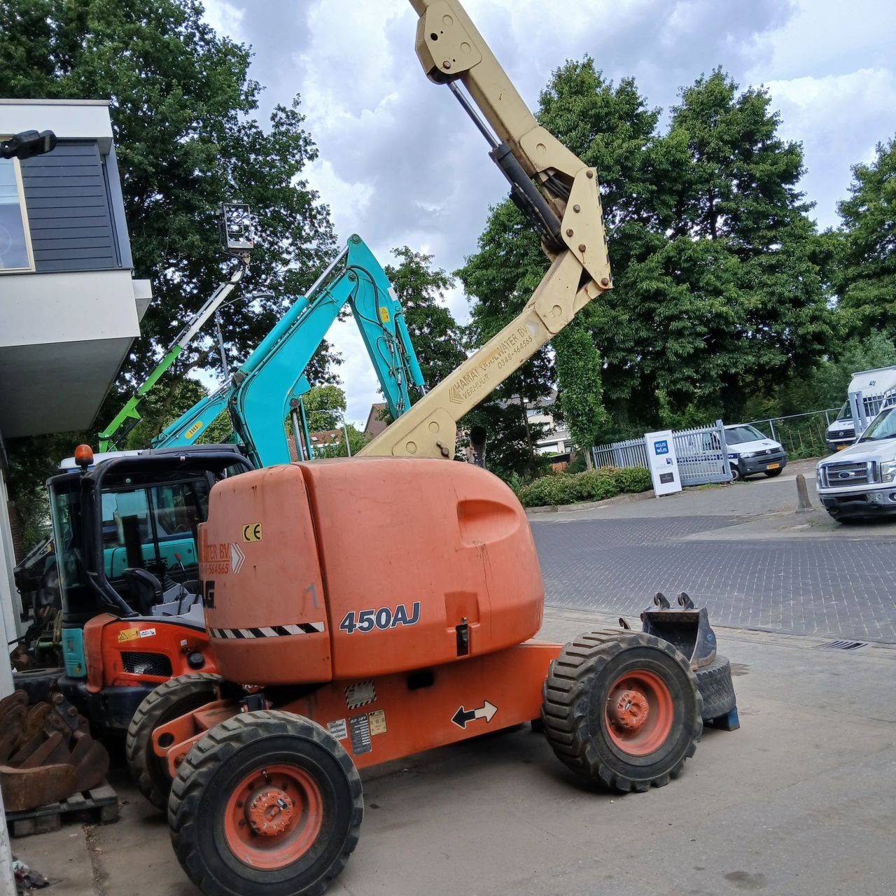 Teleskoparbeitsbühne tip JLG 450AJ, Gebrauchtmaschine in Alblasserdam (Poză 2)