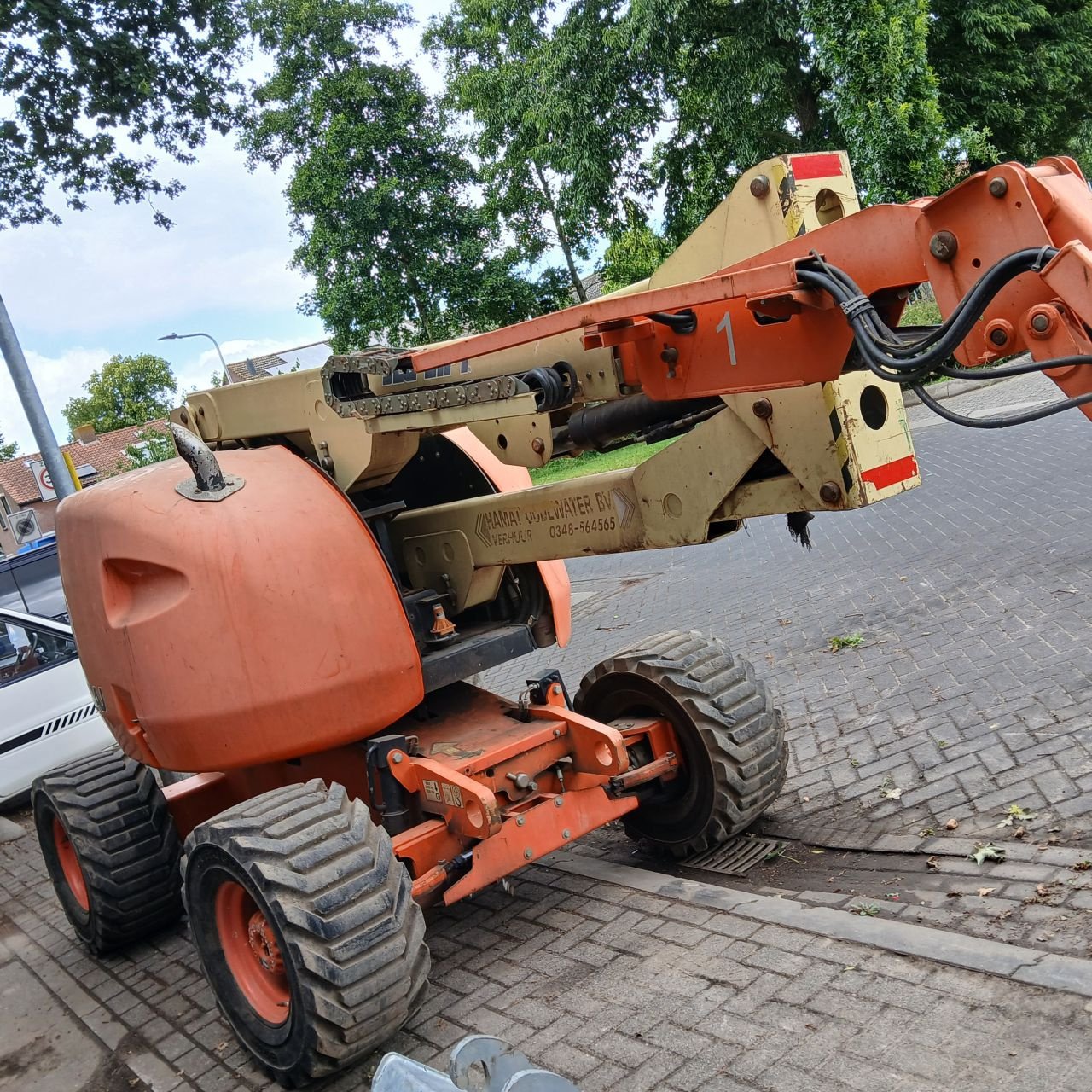 Teleskoparbeitsbühne tip JLG 450AJ, Gebrauchtmaschine in Alblasserdam (Poză 4)