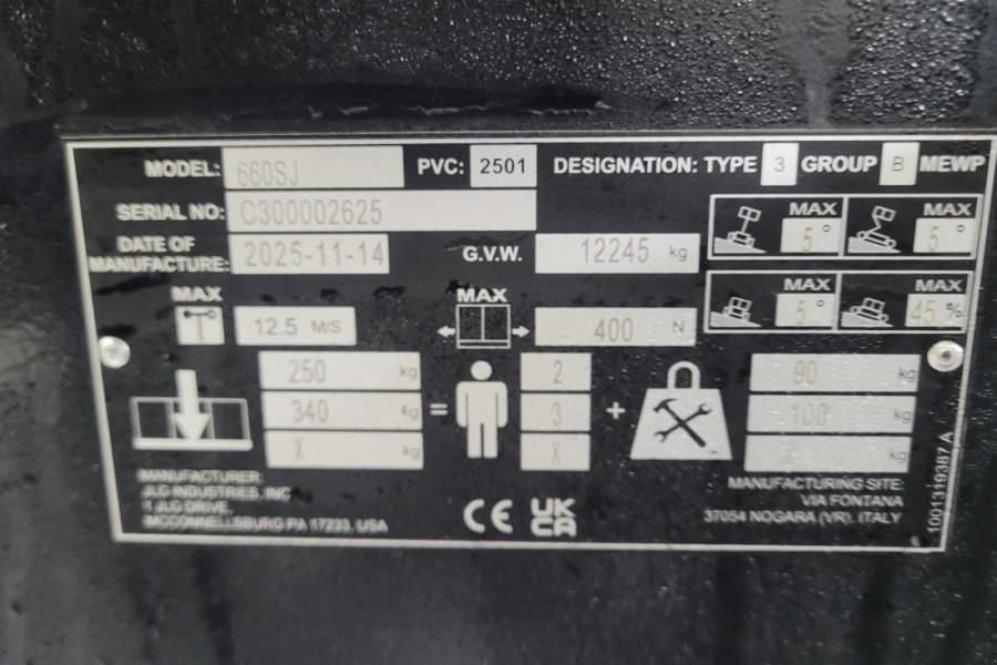 Teleskoparbeitsbühne del tipo JLG 660SJ Quad Tracks Also Available For Rent, New, Di, Gebrauchtmaschine en Groenlo (Imagen 7)