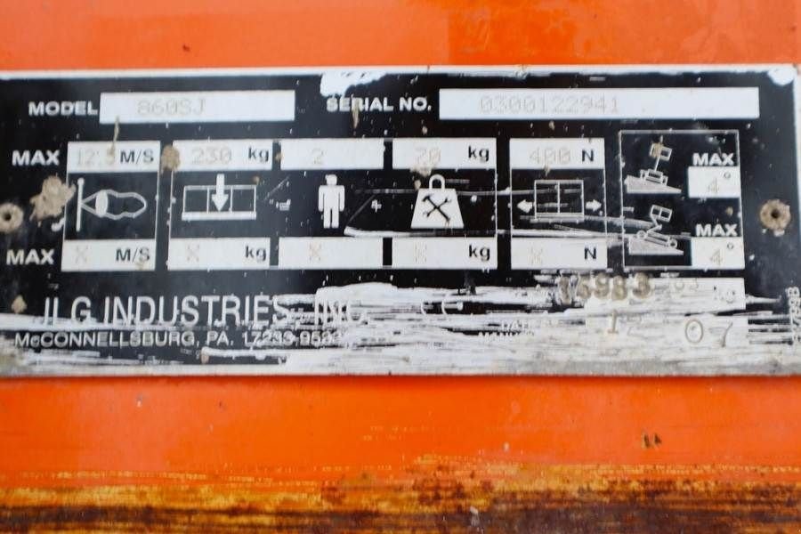 Teleskoparbeitsbühne типа JLG 860SJ Diesel, 4x4 Drive, 28.2m Working Height, 22., Gebrauchtmaschine в Groenlo (Фотография 7)