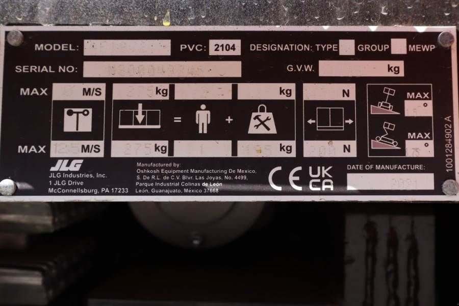 Teleskoparbeitsbühne tip JLG AE1932 Valid inspection, All Electric, 7.6m Workin, Gebrauchtmaschine in Groenlo (Poză 7)