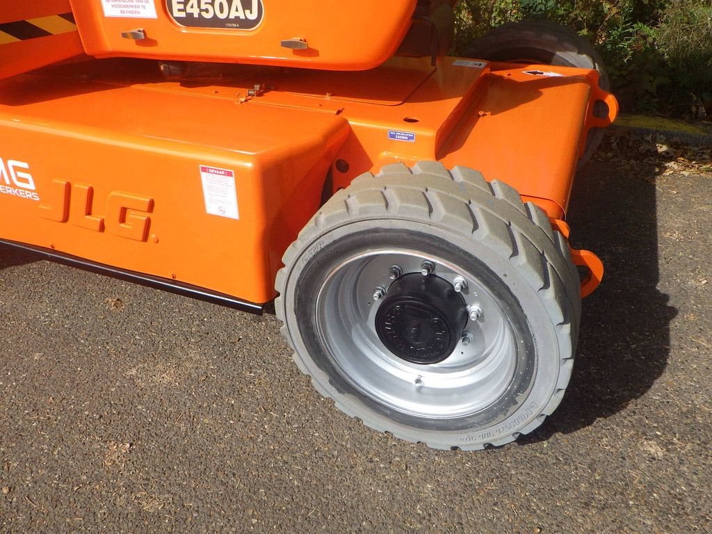Teleskoparbeitsbühne Türe ait JLG E450AJ, Gebrauchtmaschine içinde Antwerpen (resim 9)