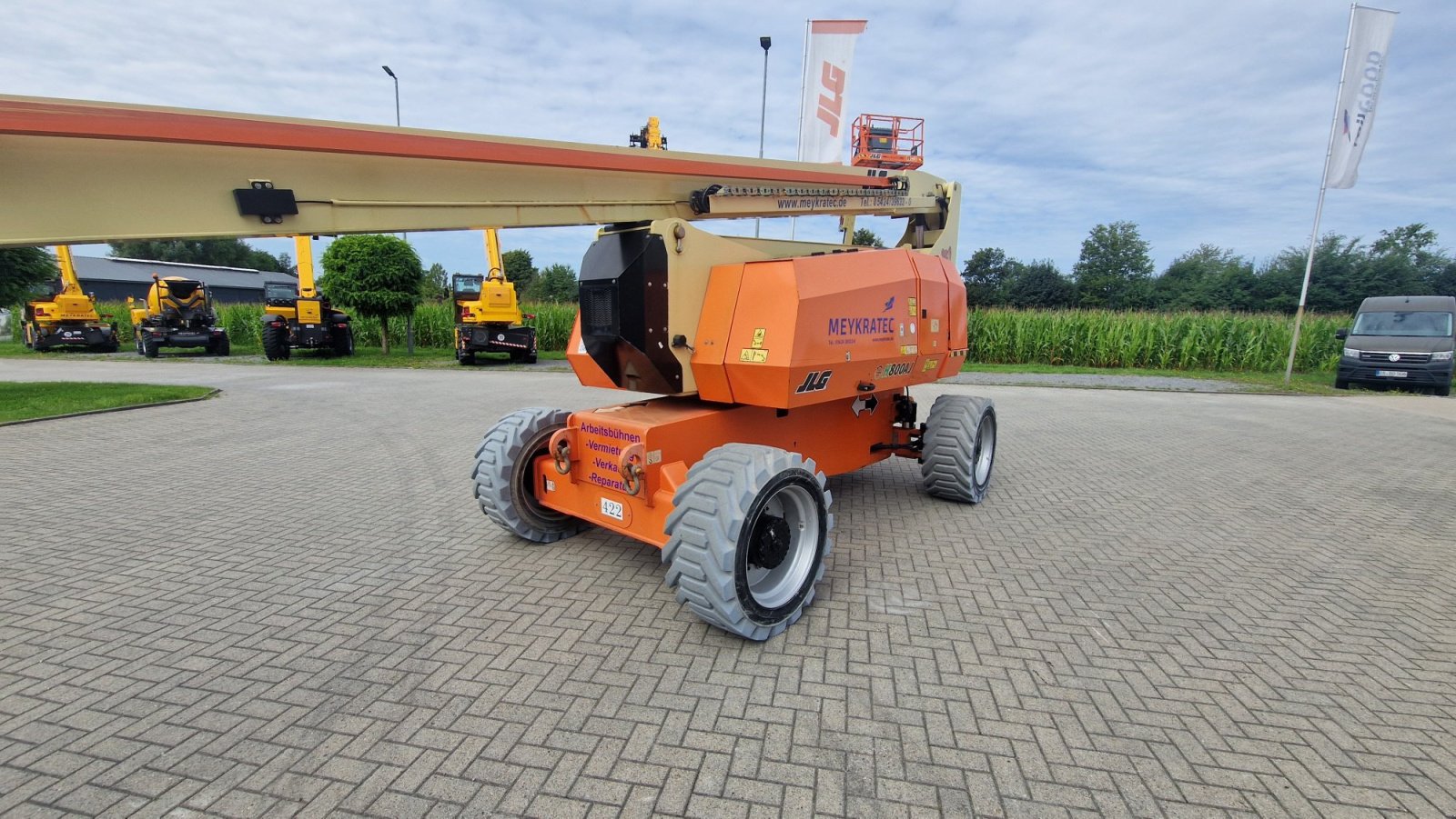 Teleskoparbeitsbühne tipa JLG H800AJ, Gebrauchtmaschine u Bad Rothenfelde (Slika 4)