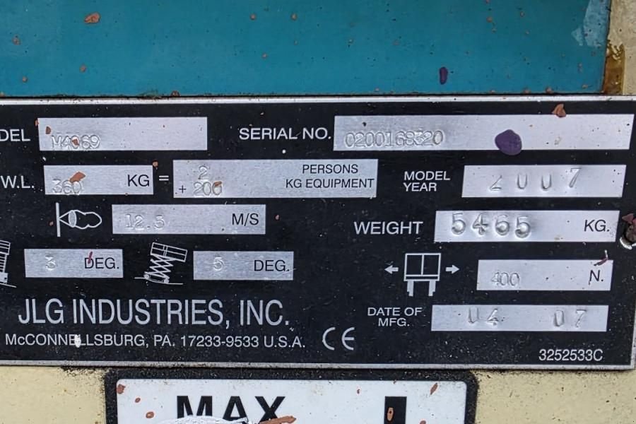 Teleskoparbeitsbühne des Typs JLG M4069 Hybrid, 14.2m Working Height, 360kg Capacity, Gebrauchtmaschine in Groenlo (Bild 8)