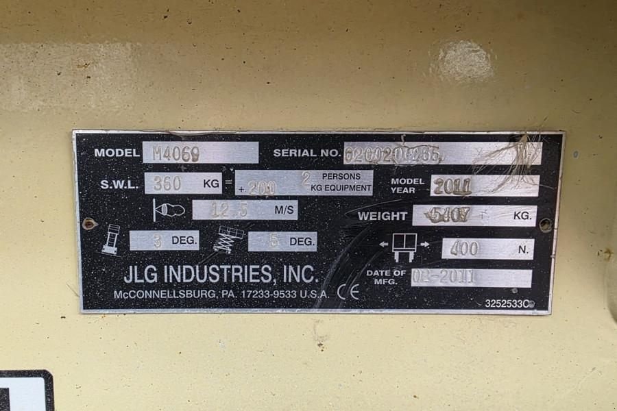 Teleskoparbeitsbühne des Typs JLG M4069 Hybrid, 14.2m Working Height, 360kg Capacity, Gebrauchtmaschine in Groenlo (Bild 8)