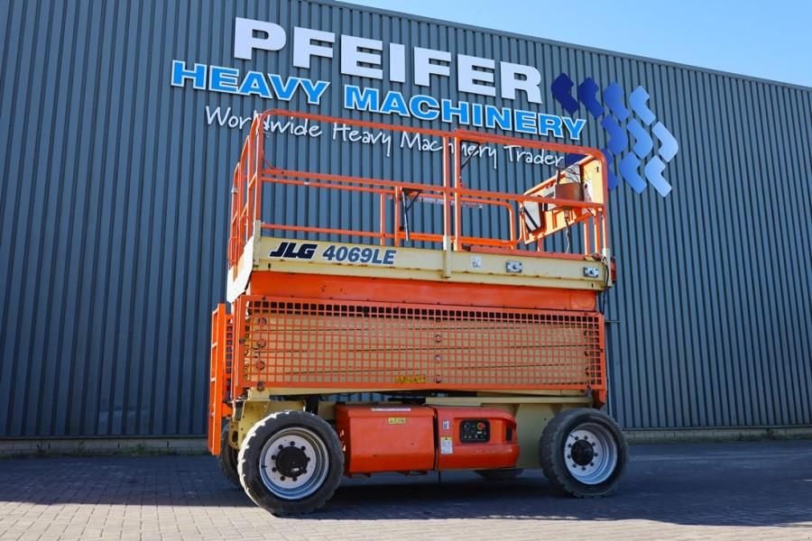 Teleskoparbeitsbühne Türe ait JLG M4069LE Hybrid, 14.2m Working Height, 360kg Capaci, Gebrauchtmaschine içinde Groenlo (resim 1)