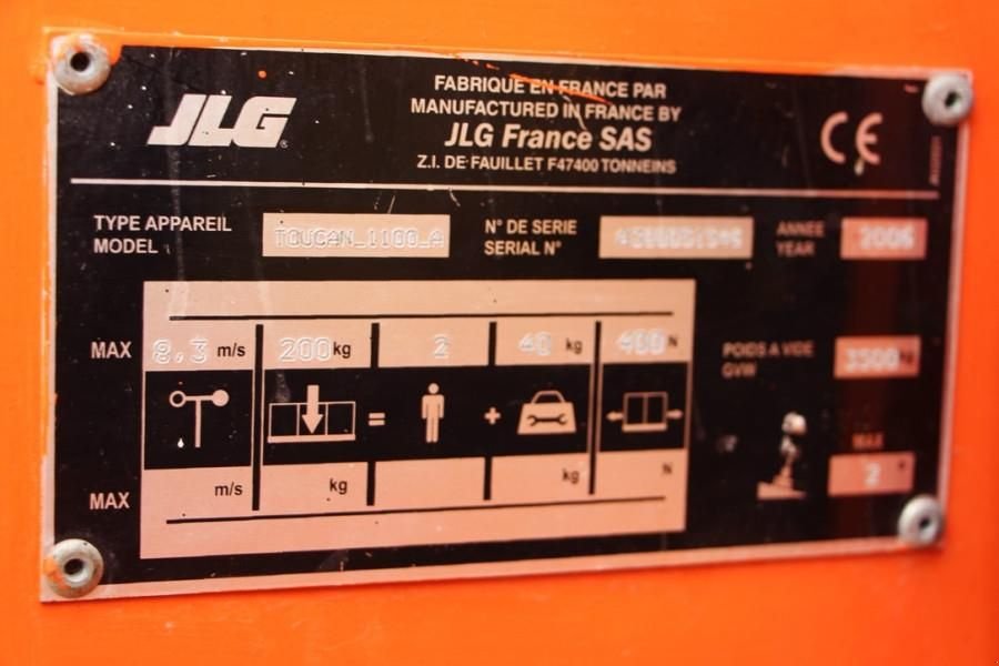 Teleskoparbeitsbühne типа JLG Toucan 1100A As-Is, Electric, 11.1m Working Height, Gebrauchtmaschine в Groenlo (Фотография 7)